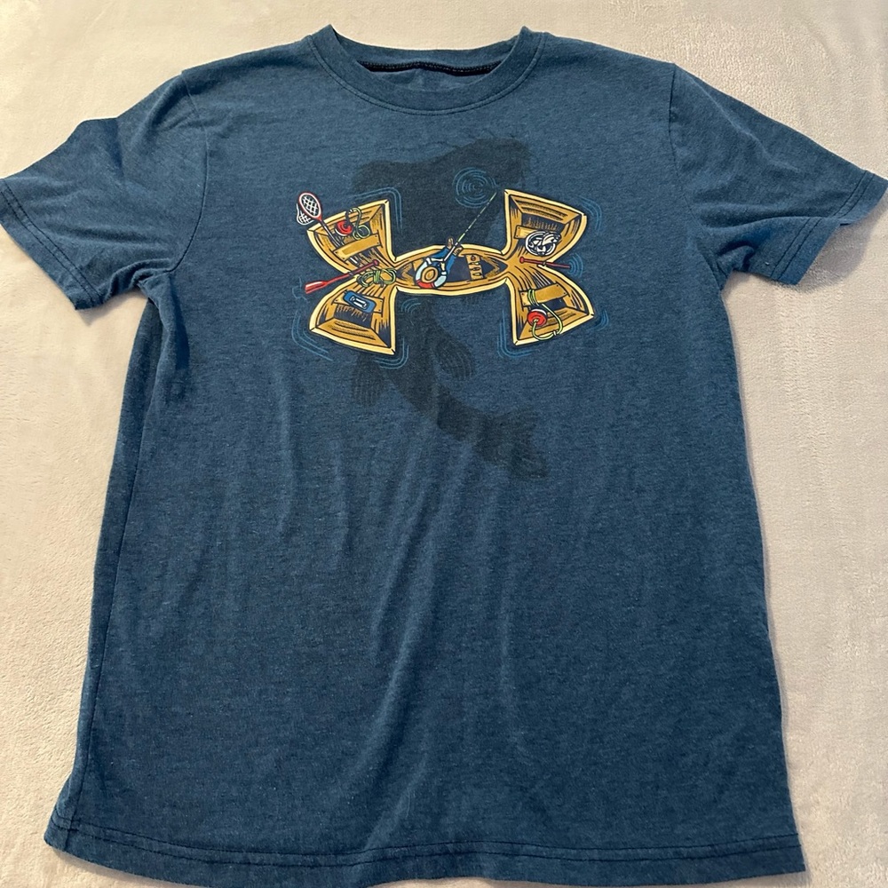 Under Armour Fishing T-Shirt Youth Medium